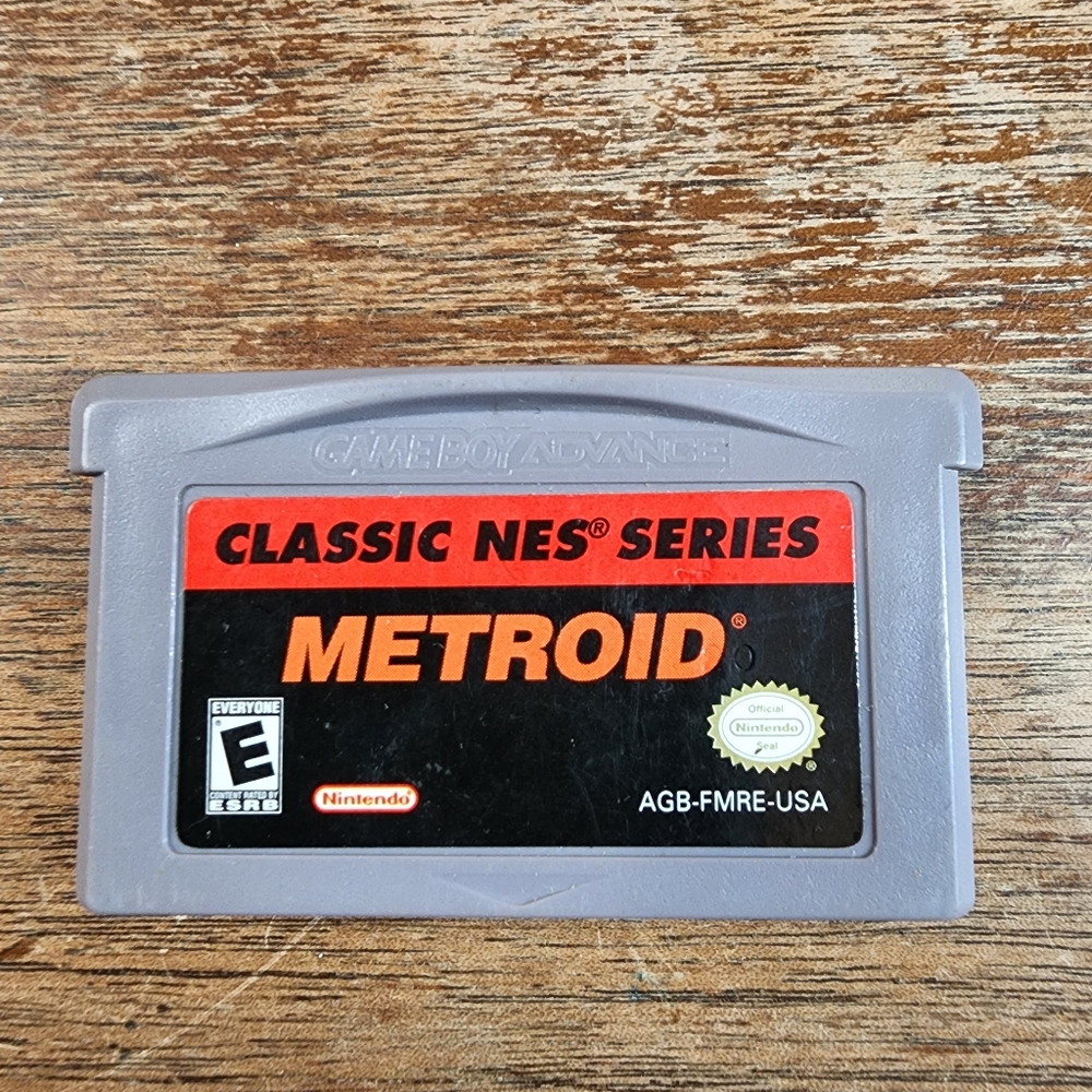 Nintendo Gameboy Advance Metroid Classic Nes Series GBA